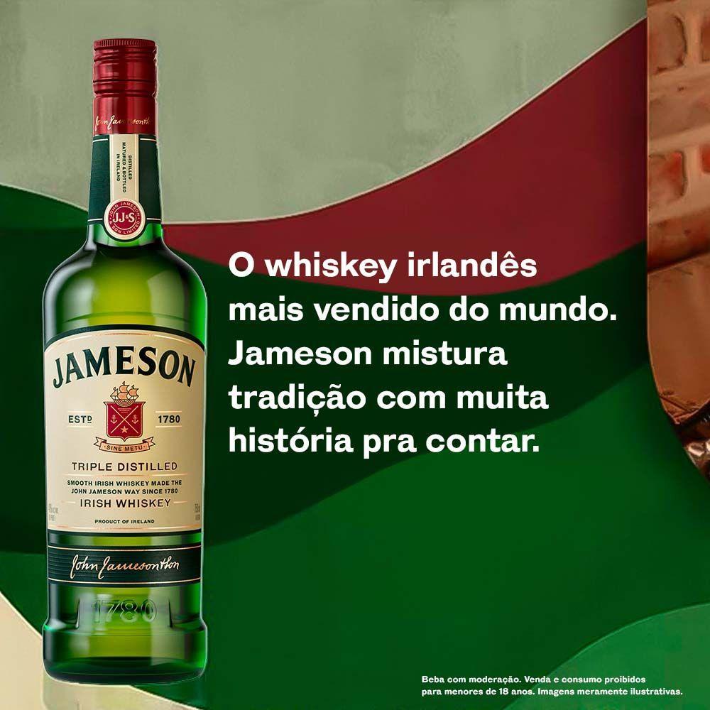 Whisky Jameson Triple Distilled 4 anos Irlandês 750ml - 4