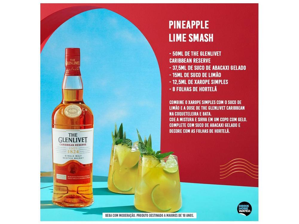 Whisky The Glenlivet Caribbean Reserve Escocês 750ml - 5