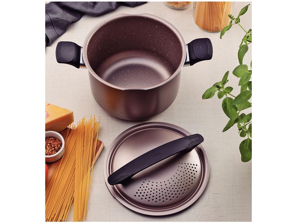 Espagueteira Tramontina Alumínio 5,7L Amêndoa 22cm Milazzo - 2