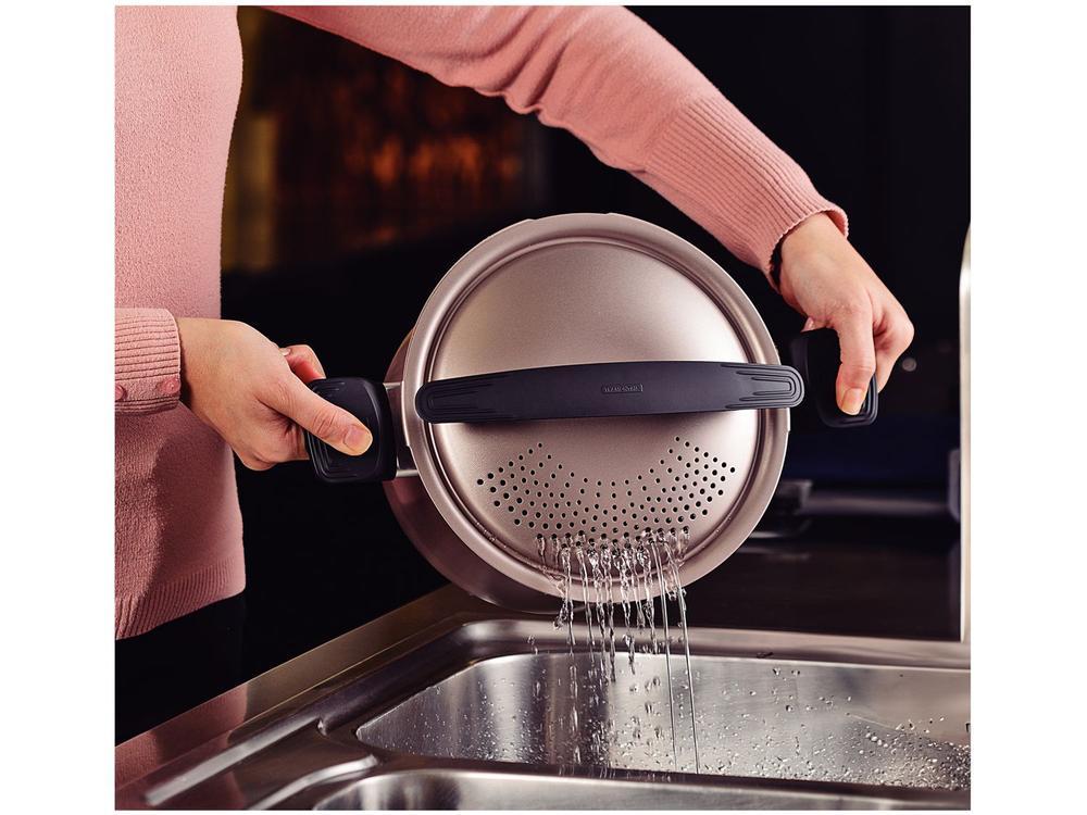 Espagueteira Tramontina Alumínio 5,7L Amêndoa 22cm Milazzo - 3