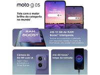 Smartphone Motorola Moto G05 128GB Cinza 4G 4GB RAM 6,7" 50MP Selfie 8MP - 6