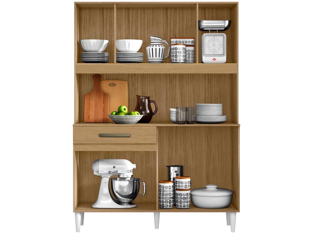 Armário de Cozinha Compacta Aramóveis Cleo 8 Portas - 6