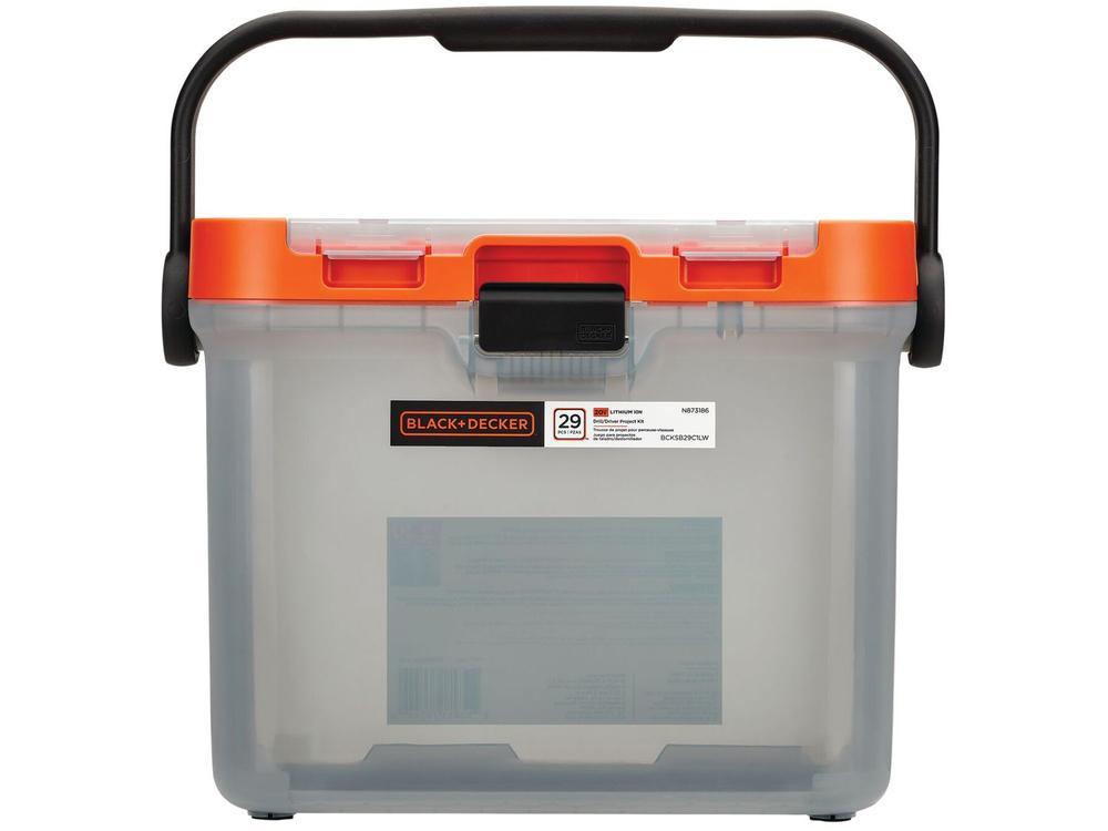 Furadeira e Parafusadeira de Impacto Black+Decker a Bateria 31 Peças BCKSB29C04-BR - 4