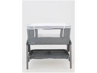 Berço Portátil com Colchão Galzerano Colin com Regulagem de Altura até 9kg Cinza