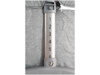 Berço Portátil com Colchão Galzerano Colin com Regulagem de Altura até 9kg Cinza - 8