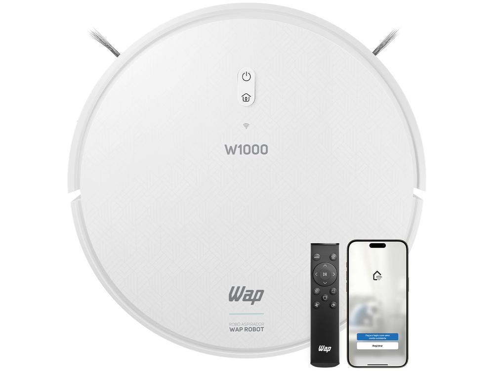 Robô Aspirador Inteligente Wap Robot W1000 36W Wi-Fi compatível com Alexa - 1