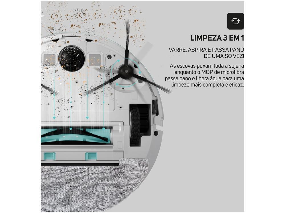 Robô Aspirador Inteligente Wap Robot W1000 36W Wi-Fi compatível com Alexa - 7