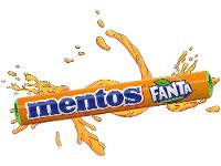 Bala Mentos Fanta Laranja 37,5g Display com 16 Sticks