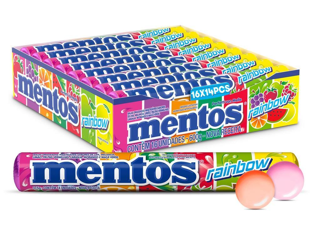 Bala Mentos Rainbow 37,5g Display com 16 Sticks - 3