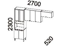 Armário de Cozinha Compacta Telasul Sálvia Nicho para Micro-ondas 8 Portas - 20