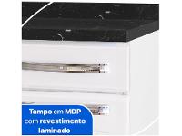 Balcão de Cozinha Telasul Aço 3 Portas 3 Gavetas Cristal - 2