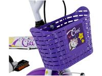 Bicicleta Infantil Aro 16" Caloi Ceci Branco e Rosa com Cestinha Freio V-Brake - 6