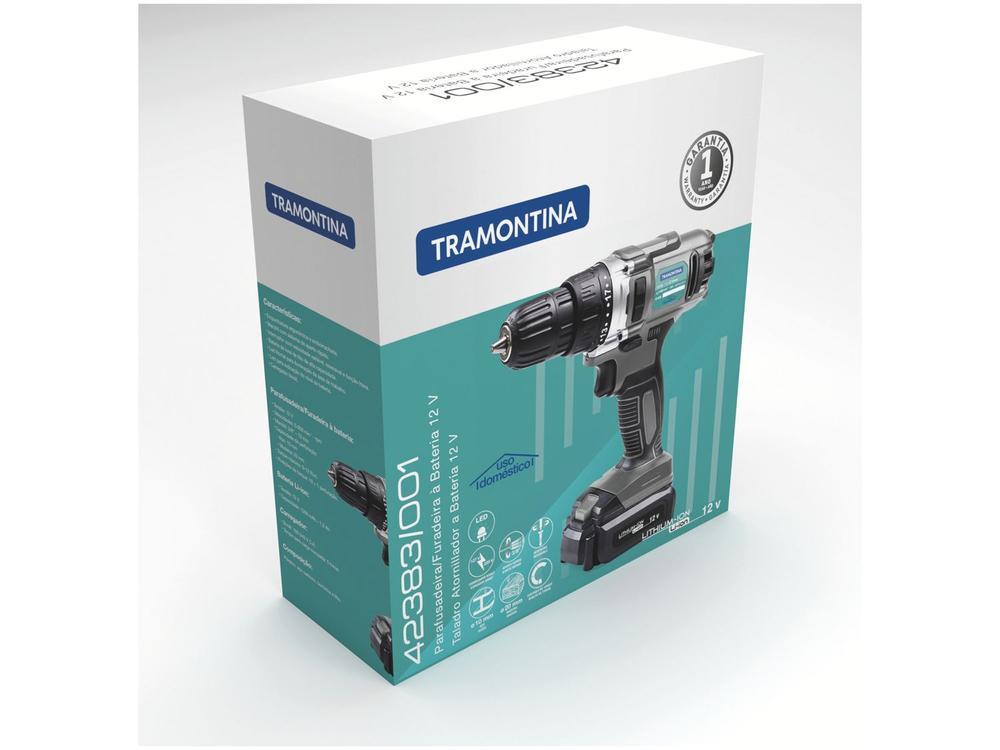 Furadeira e Parafusadeira Tramontina a Bateria 12V Peças 42383001 - 3