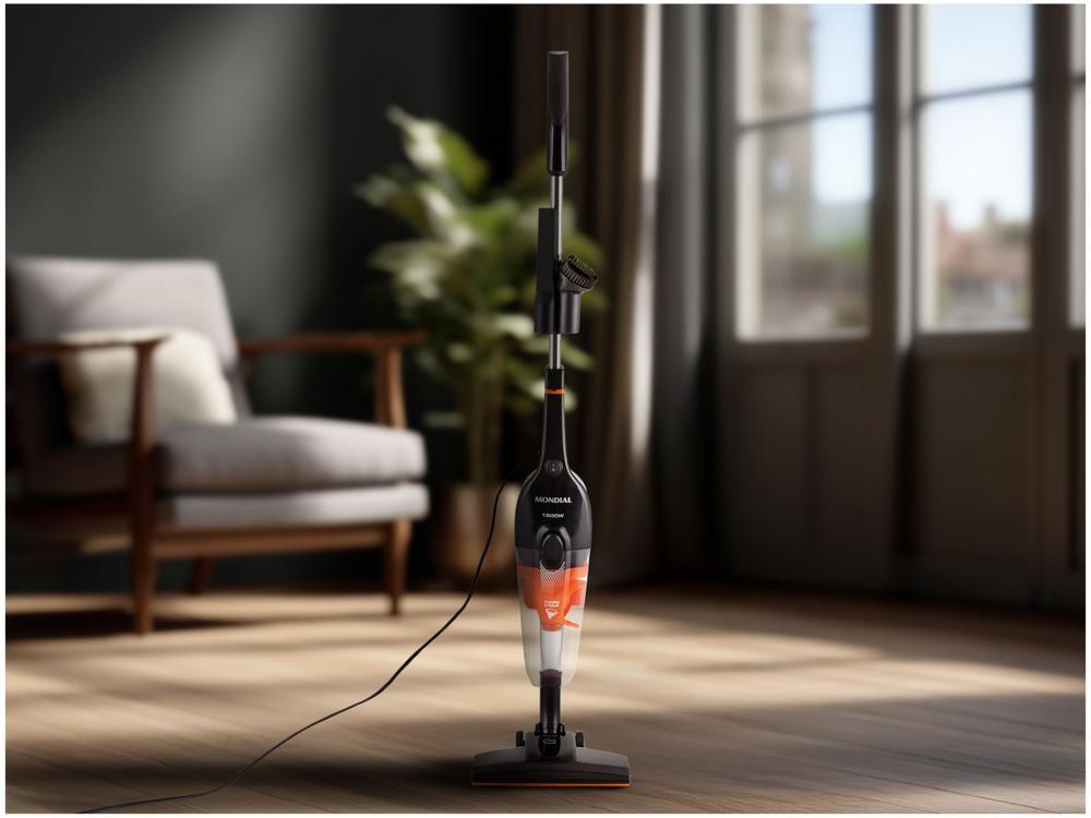 Aspirador de Pó 2 em 1 Mondial 1500W Turbo Cycle AP-40-B Preto e Laranja - 2