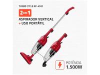 Aspirador de Pó 2 em 1 Mondial 1500W Turbo Cycle AP-40-R Vermelho e Preto - 2