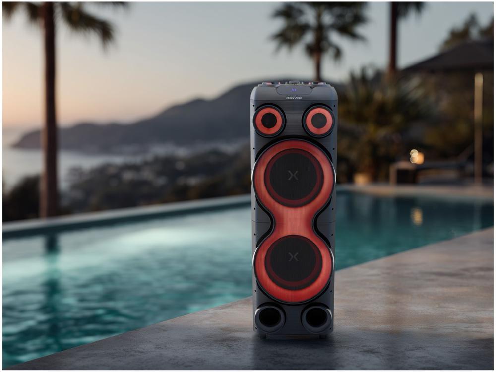 Caixa de Som Torre Polyvox XT-2212T Smart Speaker Bluetooth 2500W - 2