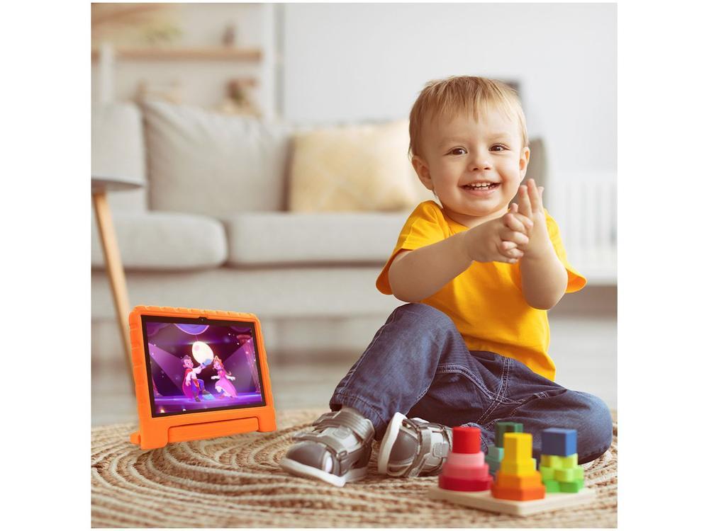 Tablet Infantil Multilaser Kid Pad com Case 6GB RAM 128GB 10,1" Android Octa Core Wi-Fi - 5