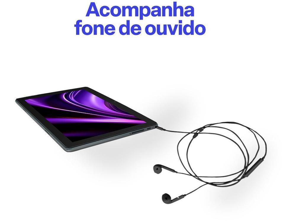 Tablet Multilaser NB359 com Case 6GB RAM 128GB 10,1" Android Wi-Fi - 6