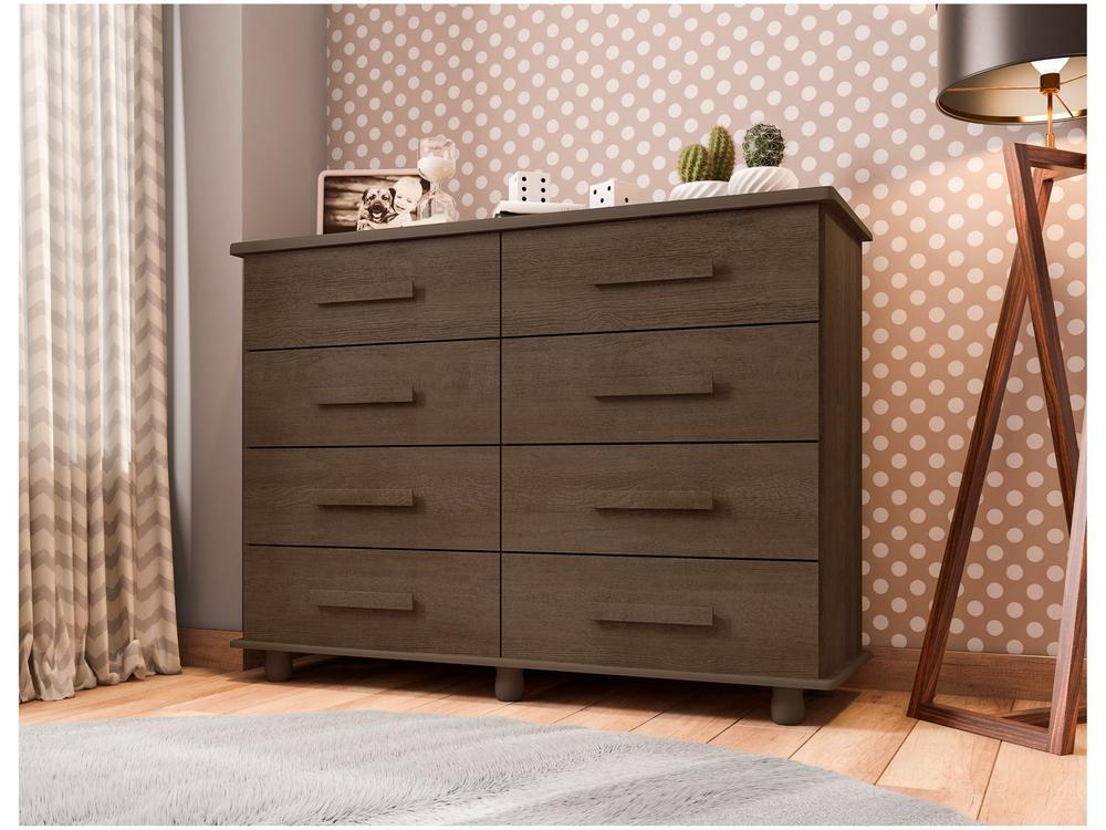 Cômoda 8 Gavetas Móveis Lanza Paris - 1