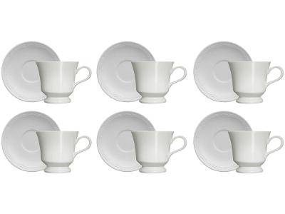 Jogo de Xícaras de Café Porcelana 80ml Germer