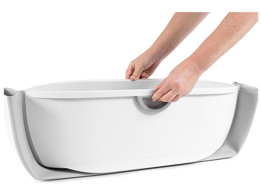 Banheira de Bebê Dobrável Safety 1st Oasis Branco e Cinza - 4