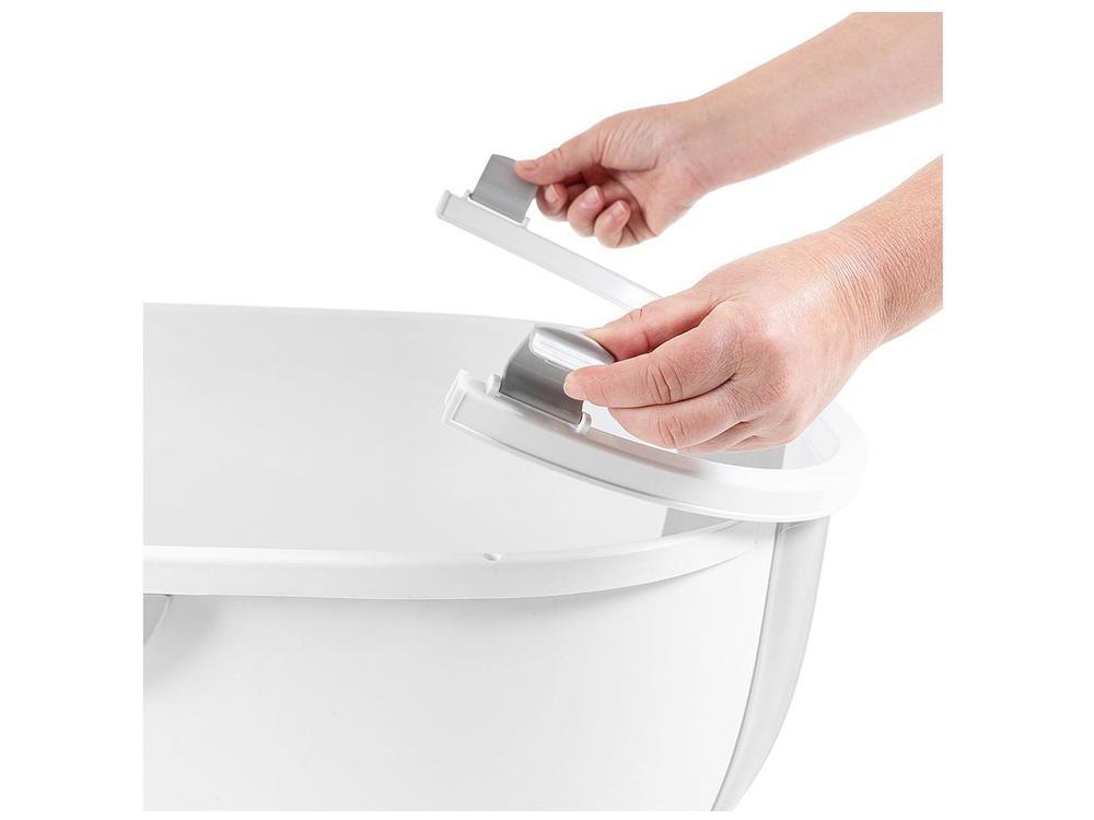 Banheira de Bebê Dobrável Safety 1st Oasis Branco e Cinza - 5
