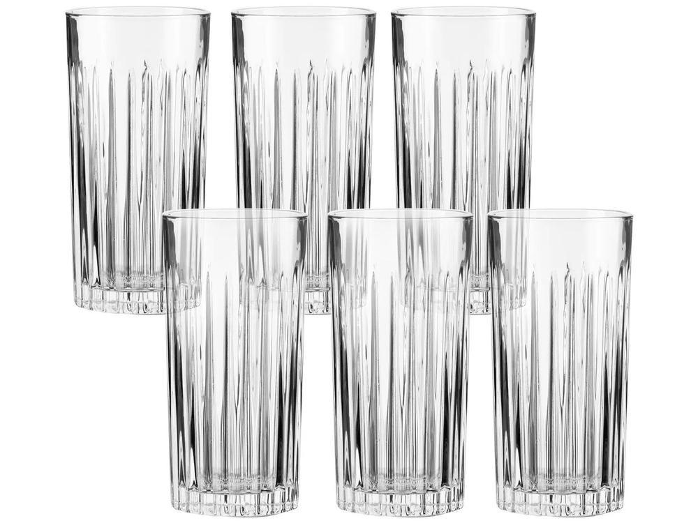 Jogo de Copos de Vidro 350ml 6 Peças Haus Concept Filetto - 4