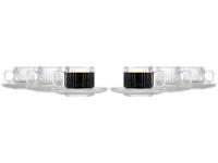 Jogo de Xícaras de Café 95ml Haus Concept Canelado 6 Peças - 1