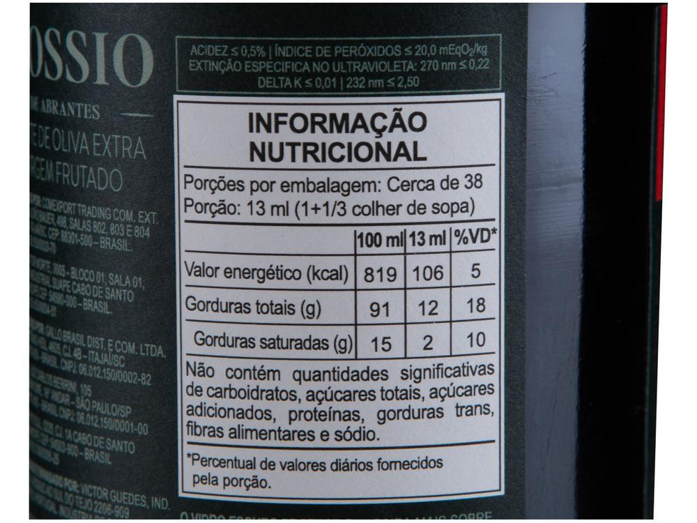 Azeite de Oliva Extravirgem Casa Gallo Master Blenders Rossio de Abrantes 500ml - 7