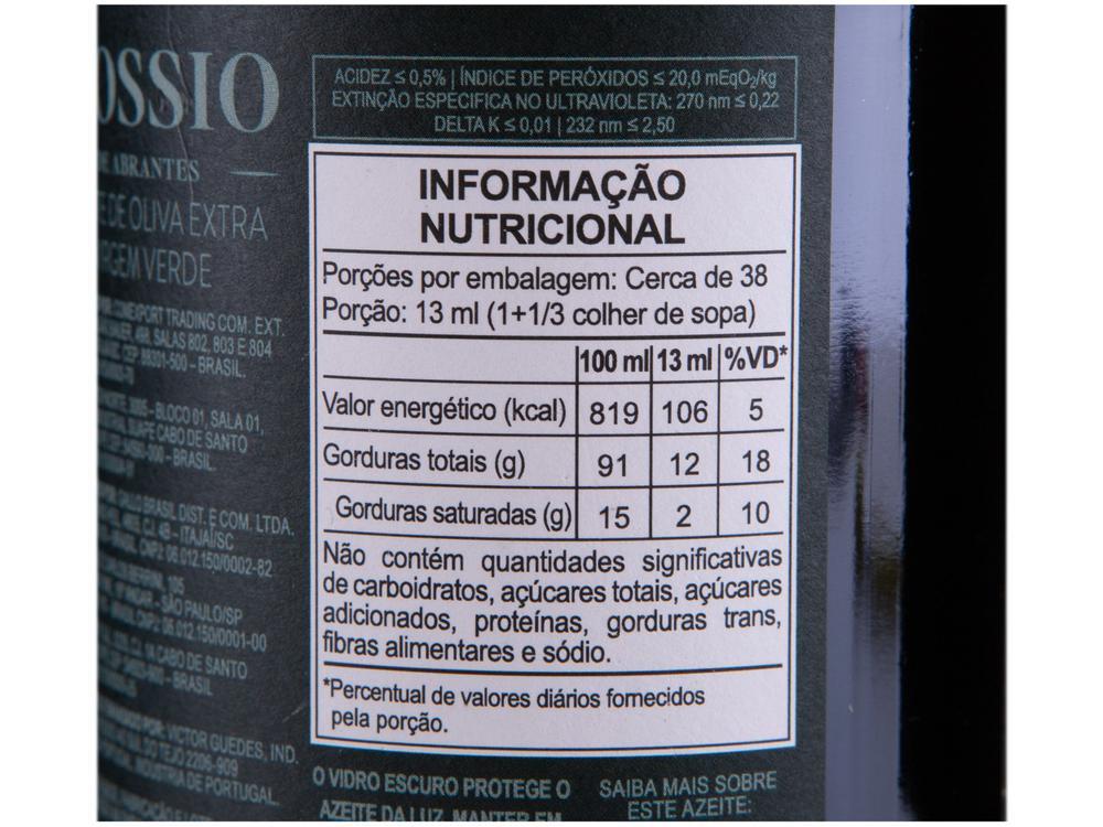 Azeite de Oliva Extravirgem Casa Gallo Master Blenders Rossio de Abrantes 500ml - 6