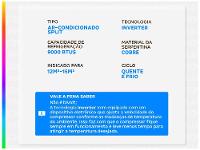 Ar-condicionado Split 9.000 BTUs Philco Eco Inverter Quente e Frio PAC9QC - 3