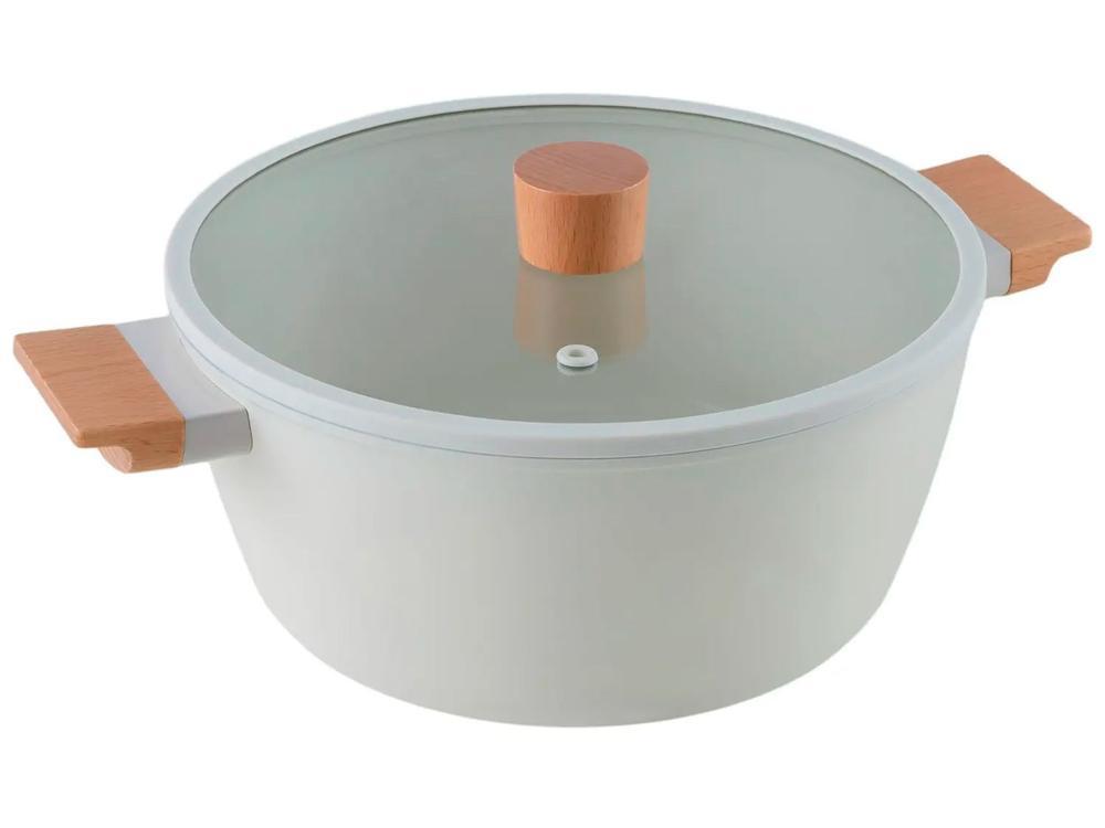 Jogo de Panelas Brinox Revestimento Cerâmico Creme 5 Peças Ceramic Life Nordic - 6