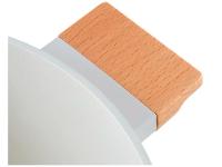 Jogo de Panelas Brinox Revestimento Cerâmico Creme 5 Peças Cabo Amadeirado Ceramic Life Nordic - 7