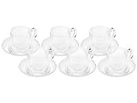 Jogo de Xícaras de Chá 170ml Haus Concept Canelado 6 Peças