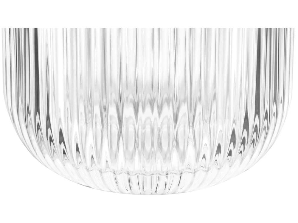 Jogo de Copos de Vidro 430ml 6 Peças Haus Concept Canelado - 7