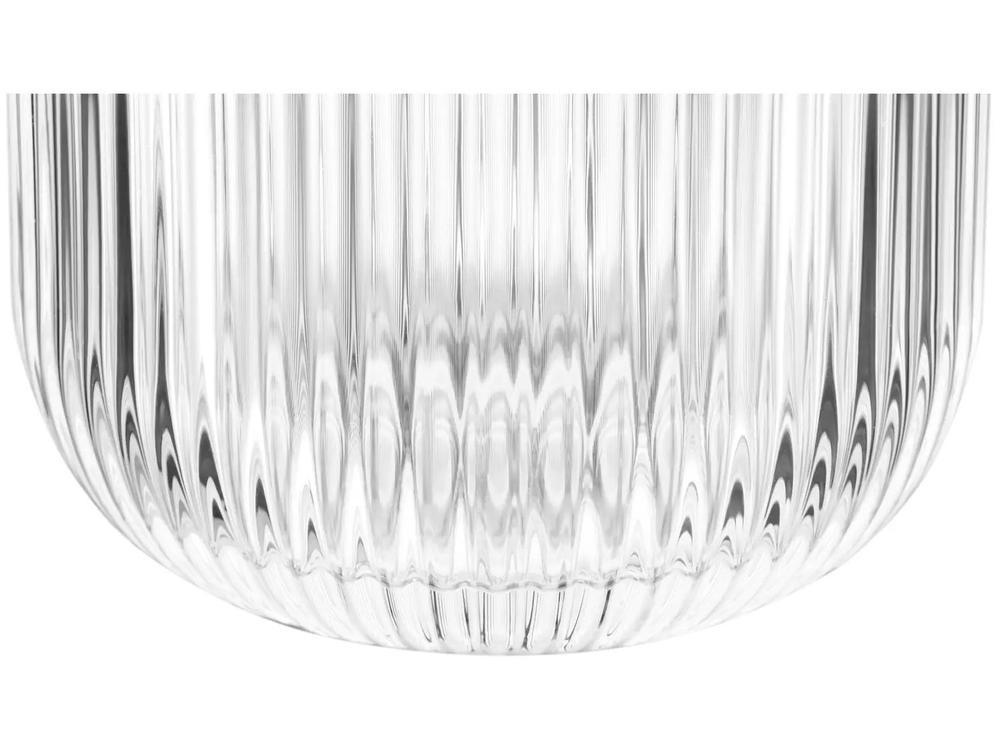 Jogo de Copos de Vidro 300ml 6 Peças Haus Concept Canelado - 6