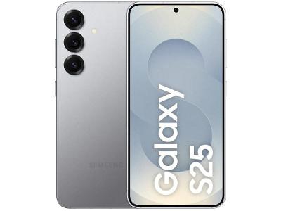 Samsung Galaxy S25 5G 256GB Galaxy AI Prata 6,2" 12GB RAM Câm. Tripla 50+12+10MP Bateria 4000mAh Dual Chip