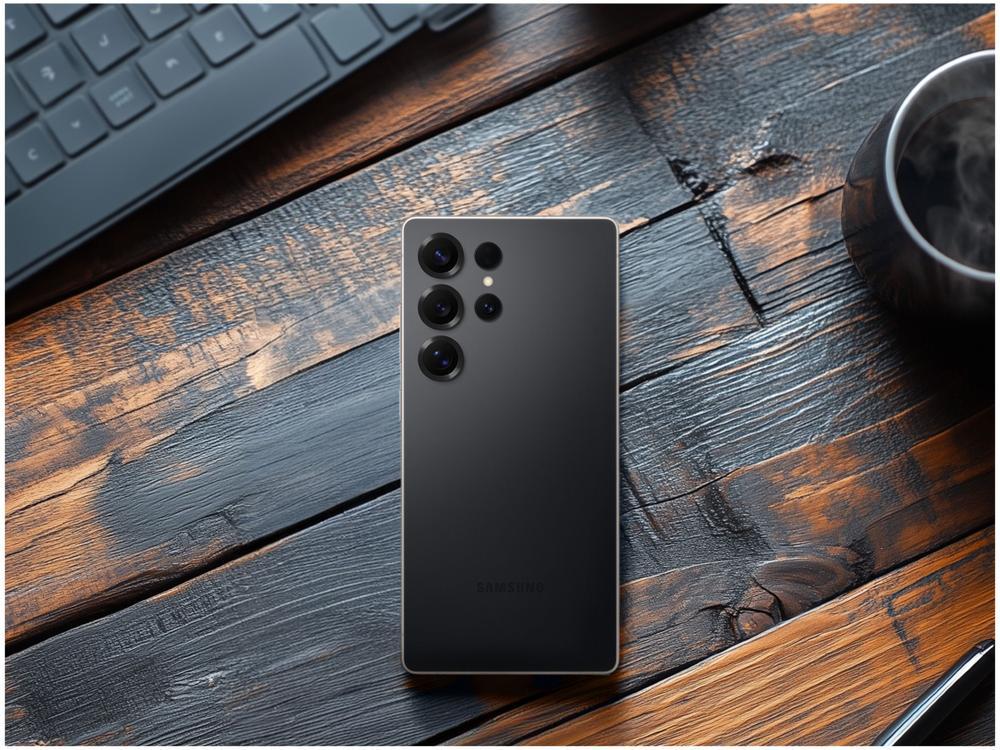 Samsung Galaxy S25 Ultra 5G 256GB Galaxy AI Titânio Preto 6,9" 12GB RAM Câm. Quádrupla 200+50+10+50MP Bateria 5000mAh Dual Chip - 8