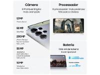 Samsung Galaxy S25 Ultra 5G 512GB Galaxy AI Titânio Azul 6,9" 12GB RAM Câm. Quádrupla 200+50+10+50MP Bateria 5000mAh Dual Chip - 5