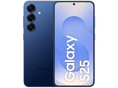 Samsung Galaxy S25 5G 256GB Galaxy AI Azul Marinho 6,2" 12GB RAM Câm. Tripla 50+12+10MP Bateria 4000mAh Dual Chip