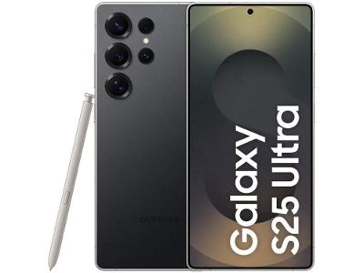 Celular Samsung Galaxy S25 Ultra 5G 512GB Galaxy AI Titânio Preto 6,9" 12GB RAM Câm. Quádrupla 200+50+10+50MP Bateria 5000mAh Dual Chip