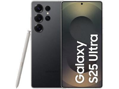 Samsung Galaxy S25 Ultra 5G 512GB Galaxy AI Titânio Preto 6,9" 12GB RAM Câm. Quádrupla 200+50+10+50MP Bateria 5000mAh Dual Chip