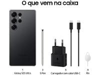 Samsung Galaxy S25 Ultra 5G 512GB Galaxy AI Titânio Preto 6,9" 12GB RAM Câm. Quádrupla 200+50+10+50MP Bateria 5000mAh Dual Chip - 7