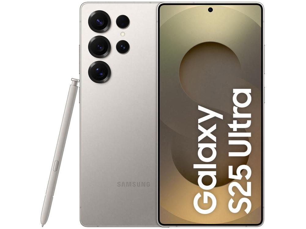 Samsung Galaxy S25 Ultra 5G 512GB Galaxy AI Titânio Cinza 6,9" 12GB RAM Câm. Quádrupla 200+50+10+50MP Bateria 5000mAh Dual Chip - 1