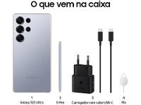 Samsung Galaxy S25 Ultra 5G 256GB Galaxy AI Titânio Azul 6,9" 12GB RAM Câm. Quádrupla 200+50+10+50MP Bateria 5000mAh Dual Chip - 7