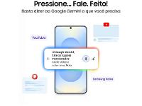 Samsung Galaxy S25+ 5G 256GB Galaxy AI Prata 6,7" 12GB RAM Câm. Tripla 50+12+10MP Bateria 4900mAh Dual Chip - 2