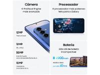 Samsung Galaxy S25+ 5G 256GB Galaxy AI Prata 6,7" 12GB RAM Câm. Tripla 50+12+10MP Bateria 4900mAh Dual Chip - 5