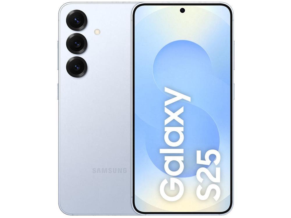 Samsung Galaxy S25 5G 256GB Galaxy AI Azul 6,2" 12GB RAM Câm. Tripla 50+12+10MP Bateria 4000mAh Dual Chip - 1