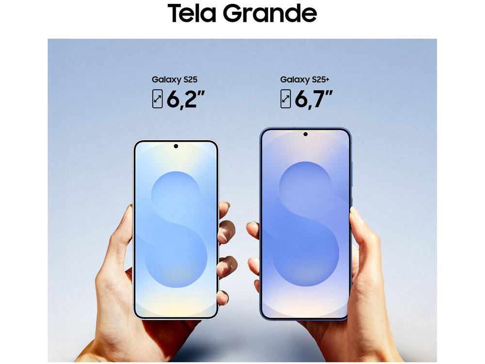 Samsung Galaxy S25 5G 256GB Galaxy AI Azul 6,2" 12GB RAM Câm. Tripla 50+12+10MP Bateria 4000mAh Dual Chip - 7
