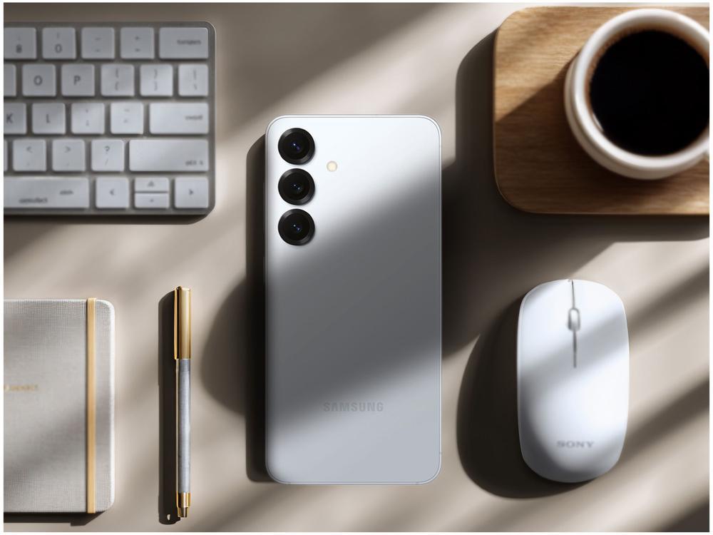 Samsung Galaxy S25 5G 256GB Galaxy AI Azul 6,2" 12GB RAM Câm. Tripla 50+12+10MP Bateria 4000mAh Dual Chip - 9